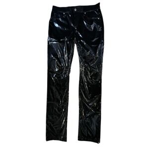 RtA Shiny Textured Skinny Womens Dress Pants Size 30 Alternative Cyberpunk NWT